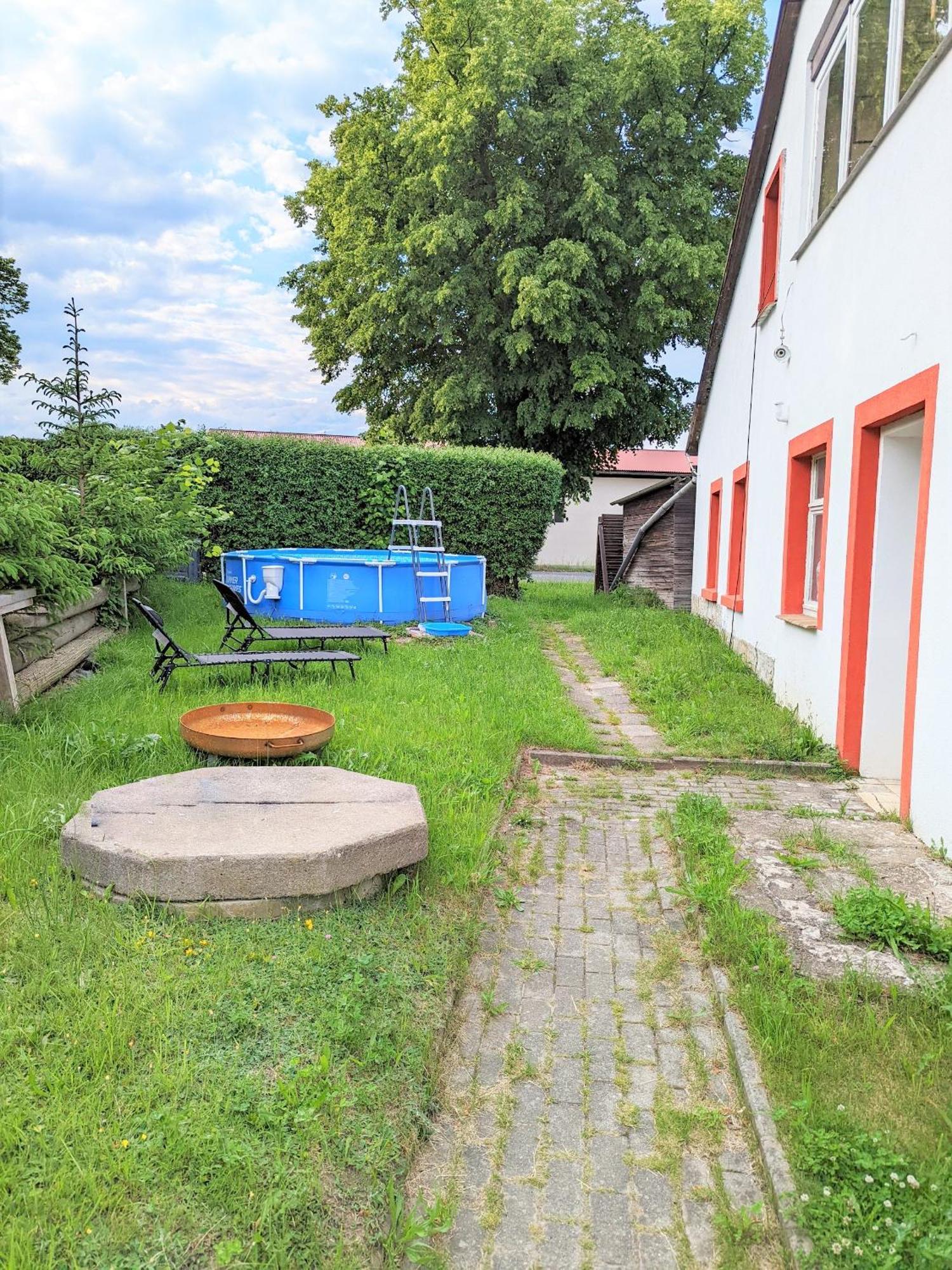 W4 - Urlaubsmagie- Pool, Terrasse, Barbecue Apartment Lichtenhain  Екстериор снимка
