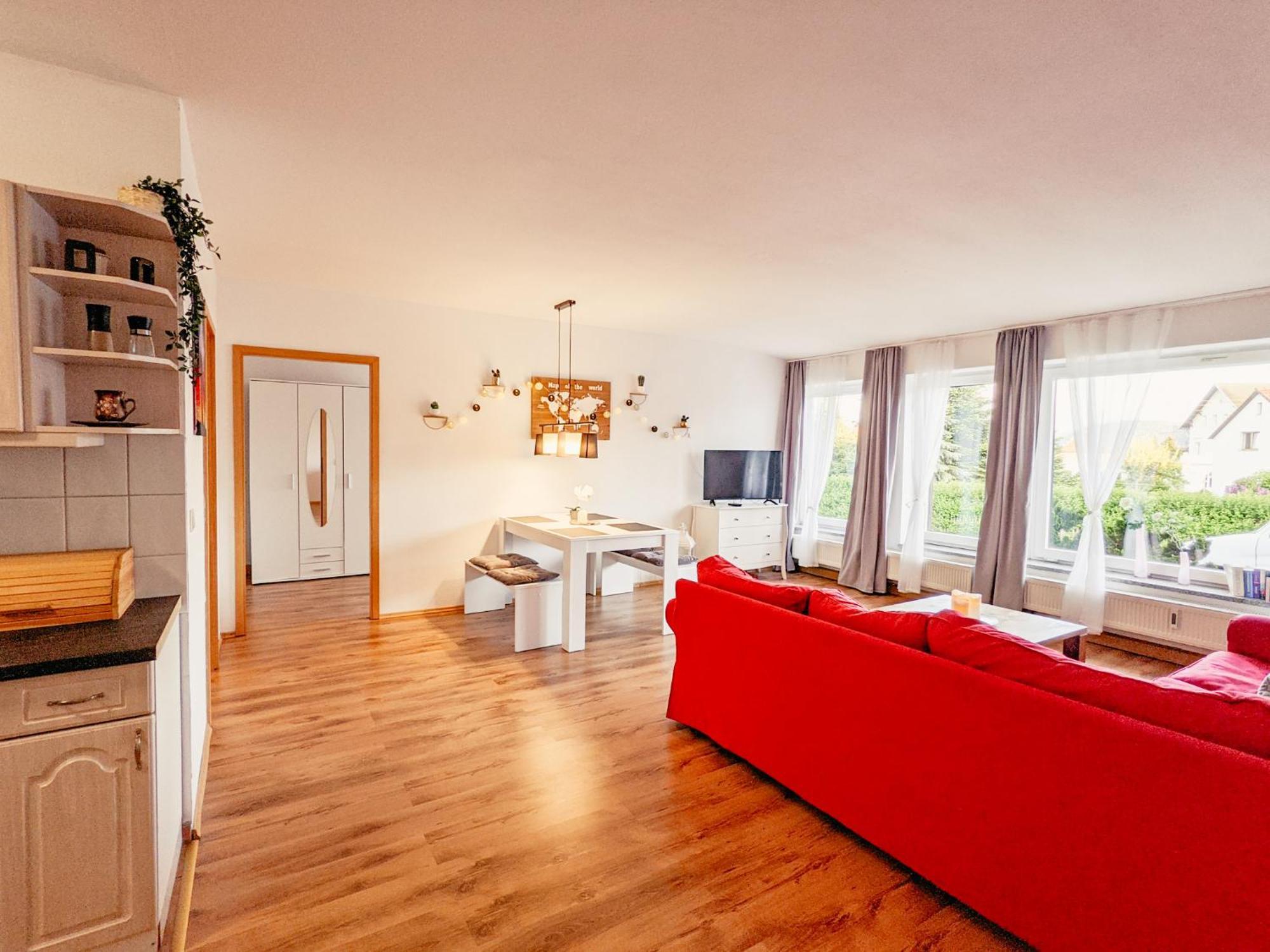 W4 - Urlaubsmagie- Pool, Terrasse, Barbecue Apartment Lichtenhain  Екстериор снимка